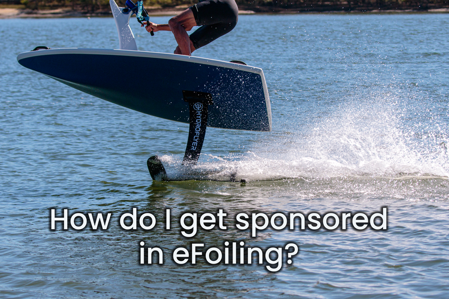 How do I get sponsored in eFoiling?