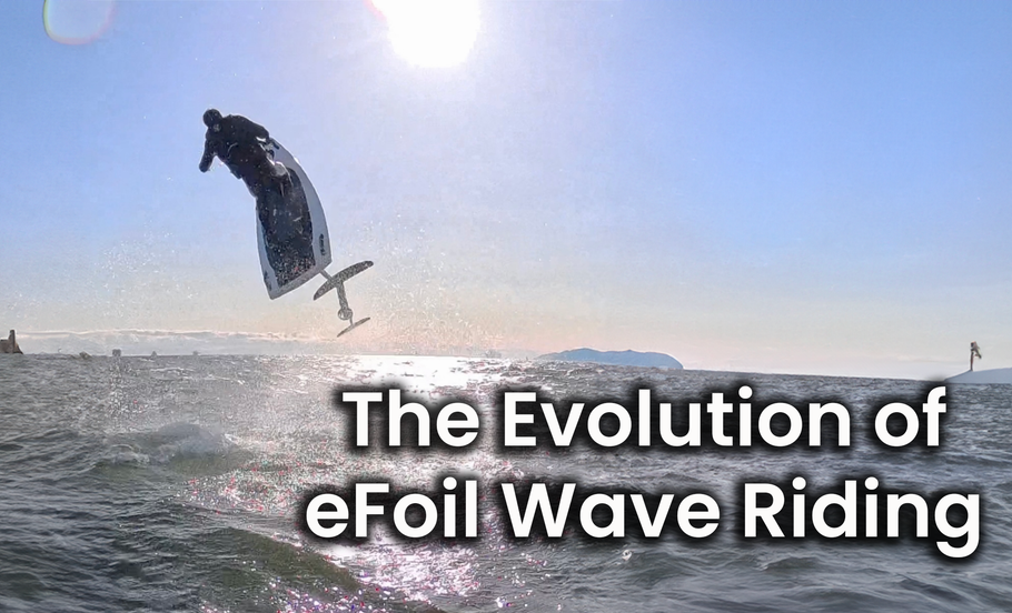 The Evolution of eFoil Wave Riding